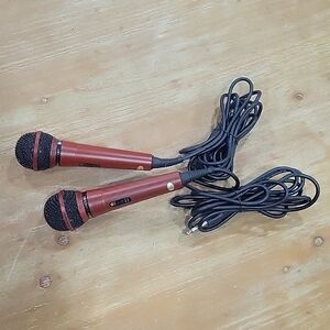 Lot of 2 Legends in Concert Dynamic Microphone Wired Tested Works Music Record